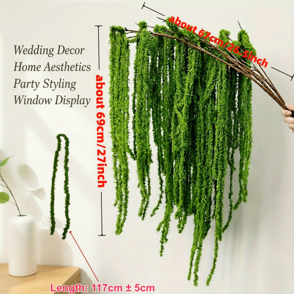 4 Piece Set Artificial Amarant - Monstera Adansonii 评论和价格