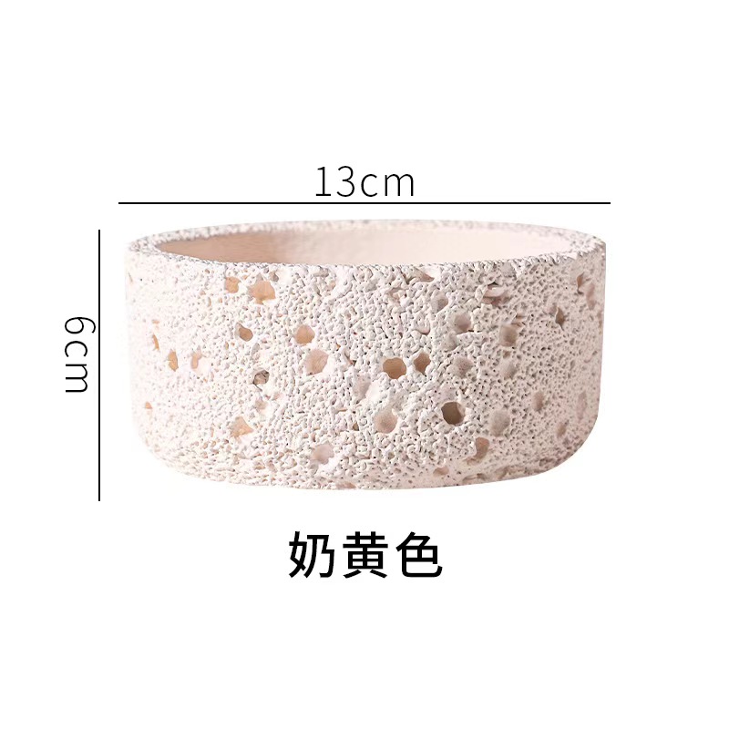 Nordic cement flowerpot simple - Echeveria Succulent 评论和价格