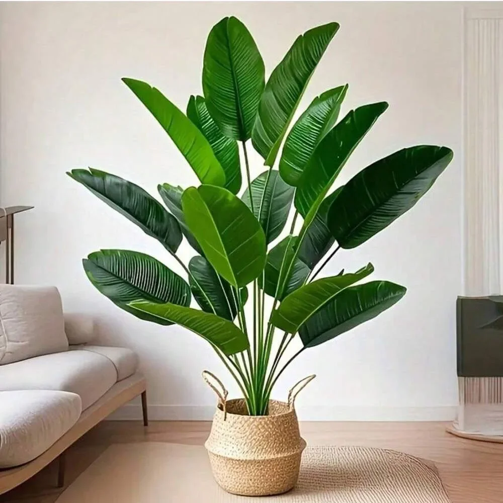 1pc 18 Leaves Artificial Plant - Monstera Adansonii 评论和价格