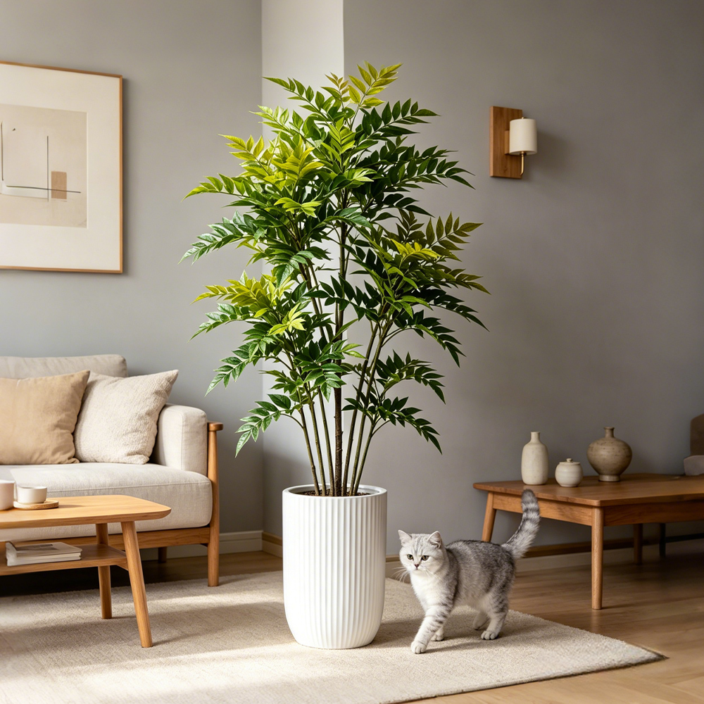 73-135cm Artificial Nandina Pl - Dracaena Marginata 评论和价格