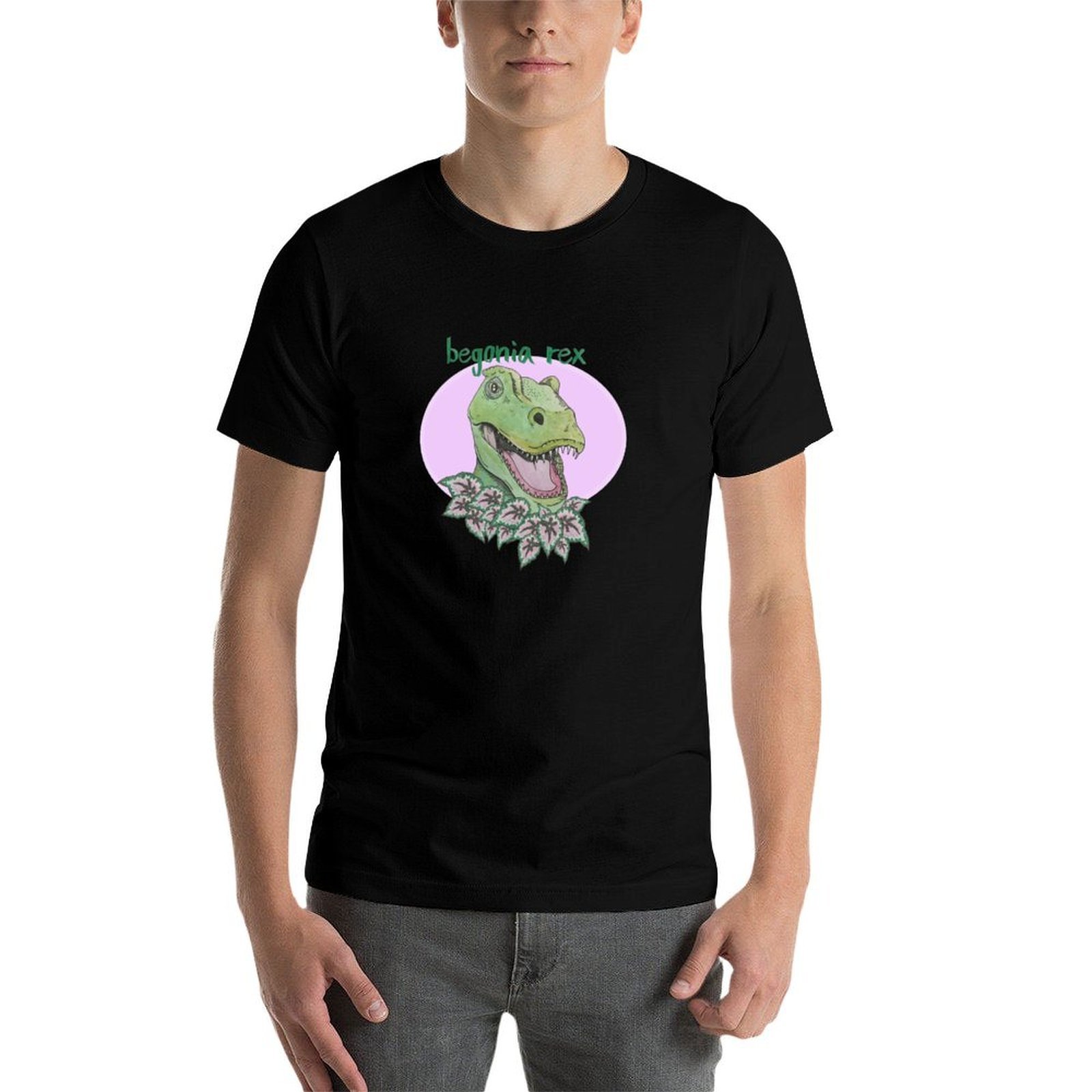 T rex begonia (pink) T-Shirt S - Begonia Rex 评论和价格